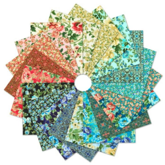 5" Charm Pack Squares - Decadent Garden Complete Collection Studio RK Robert Kaufman Fabric Bundle Quilter's Cotton Precuts (CHS-1268-42) M517.99