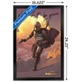 thumbnail image 3 of Star Wars: The Mandalorian - Protect Wall Poster, 14.725" x 22.375", Framed, 3 of 3