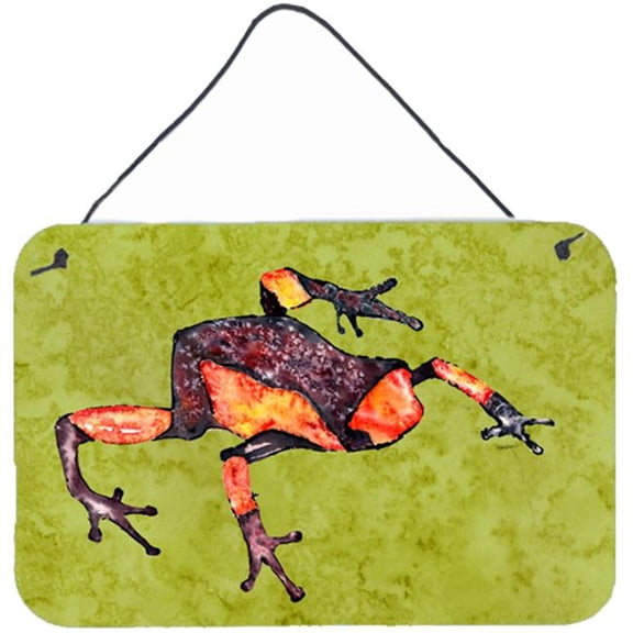 Frog Indoor Aluminium Metal Wall Or Door Hanging Prints