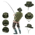 thumbnail image 2 of Clearance! Fdelink Hats Cap Mens Hunting Fisherman Adjustable Cap Outdoor Camouflage Boonie Hat Hat Baseball Caps, Women Hat (Green), 2 of 9