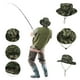 thumbnail image 2 of Fdelink Sombrero de pescador ajustable de camuflaje para exteriores para hombre, verde, 2 of 8