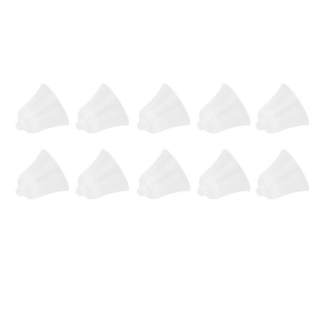 Hearing Domes, Silicone Earbud Tips White Antistatic Design Reasonable Size 10PCS For Daily Use S,M,L