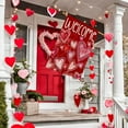 thumbnail image 2 of Valentine Day House Flag Burlap 28x40 Double Sided, Spring Love Heart Sign Decoration for Outdoor Seasonal Yard DF397-28, 2 of 6