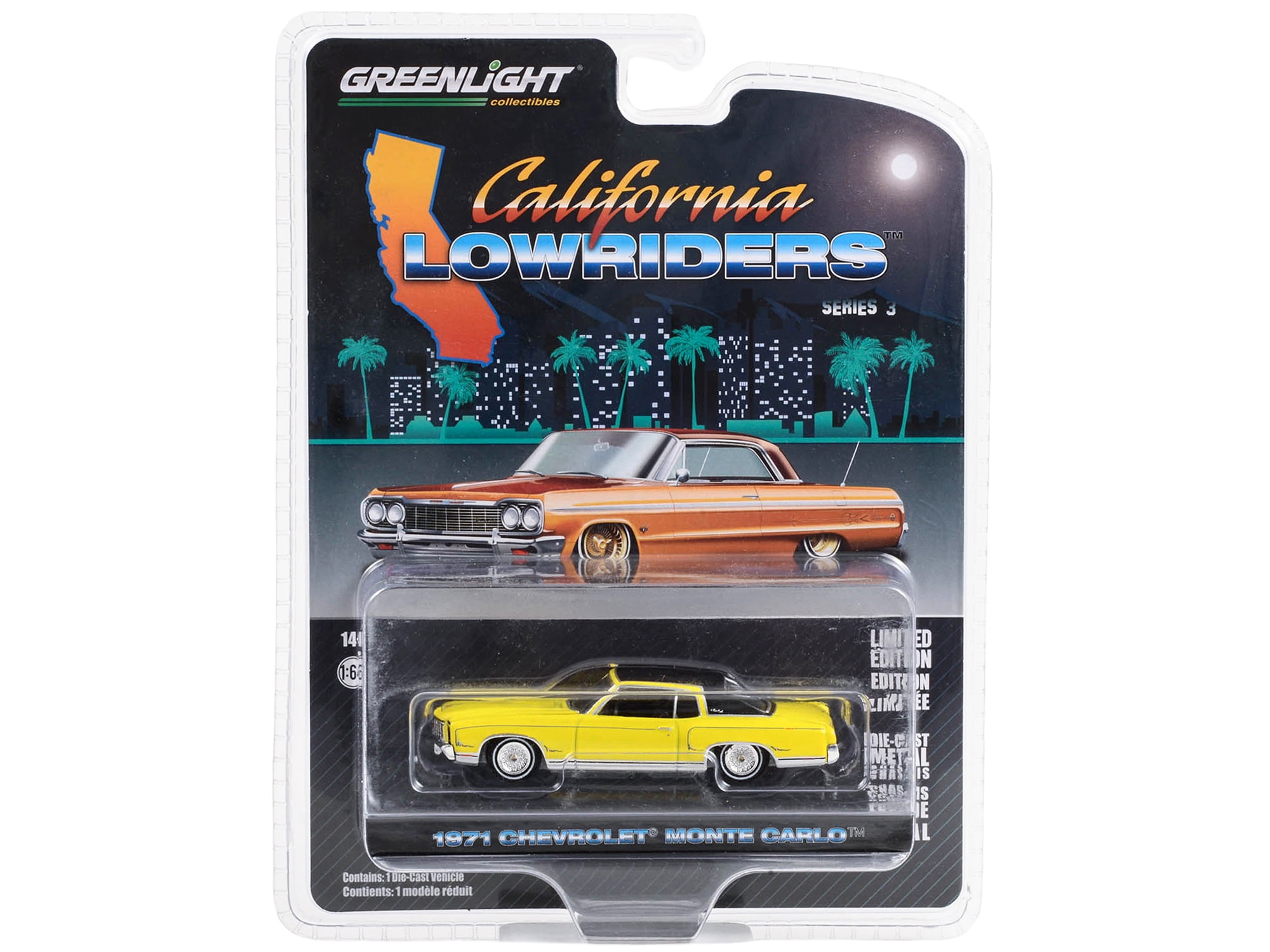 1971 Chevrolet Monte Carlo Lowrider Sunflower Yellow with
