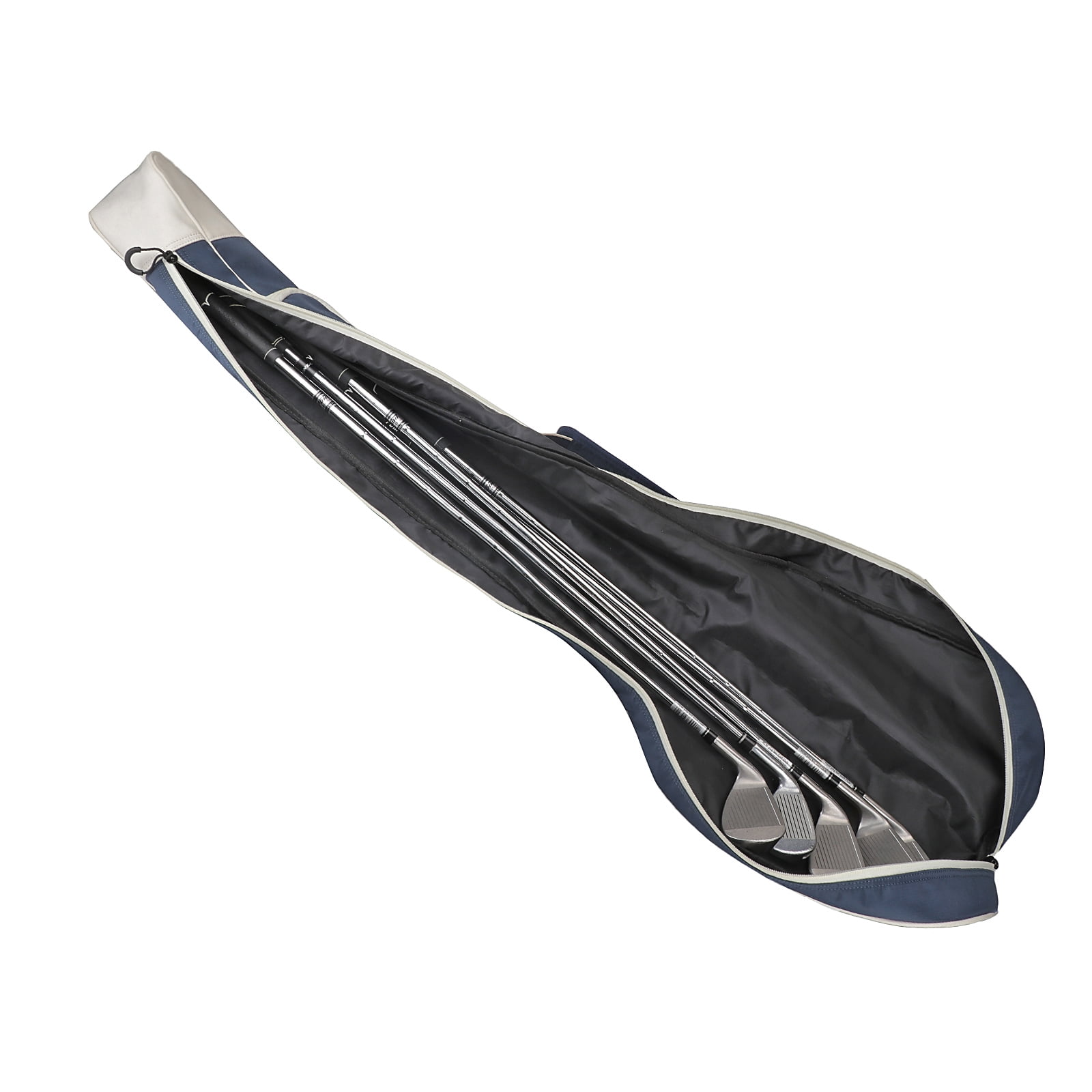 TOURBON Lightweight Nylon Golf Clubs Carry Bag Outdoor Sunday Bag Effortless Carry Waterproof