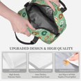 thumbnail image 3 of Disketp Christmas Donuts Lonchera Térmica para Mujer y Hombre, Bolsa de Almuerzo Reutilizable e Impermeable para Trabajo, Viajes y Picnic, 3 of 7