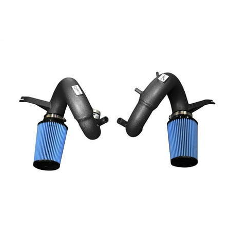 Ws6 Ram Air - Injen 16-18 Kia Stinger 3.3L Twin Turbo Wrinkle Black Short Ram Air Intake