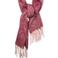 thumbnail image 6 of Sierra Socks Women's Blanket Scarf Shawl, Oversized Scarves, Softer features (Rose), 6 of 6