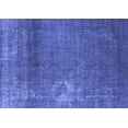 thumbnail image 1 of Ahgly Company Machine Washable Indoor Rectangle Oriental Blue Industrial Area Rugs, 8' x 12', 1 of 4