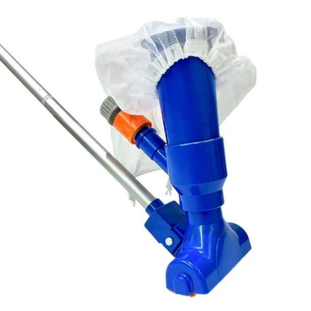 Juego De Aspiradora De Piscina Juego de aspiradora de piscina Herramienta de cabeza de succión de limpieza ligera (enchufe de EE. UU. Azul) Likrtyny Libre de BPA