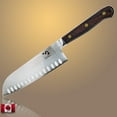 thumbnail image 3 of Grohmann Couteau Santoku Style Japonais Forgé Lourd 7 Pouces - 209FG-7, 3 of 8