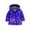 Dark Blue, variant on LIJCC Toddler Baby Girls Boys Waterproof Windbreaker Outerwear Jacket Floral Printed Coat Hooded Raincoat Windproof Warm Outwear Button Winter Fall Rainy Jacket