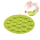 thumbnail image 1 of Silicone Non-slip Suction Cup Placemat | Heat Insulating Bowl Mat | Tableware Stabilizer | Flexible Dining Mat | Easy Clean | Orange Green Hot Pink | 10.5×10.5×2cm | 1 pc, 1 of 7