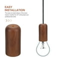 thumbnail image 3 of WHAMVOX Wooden Lamp Base Cup Handmade Solid Light Holder For Diy Decor Minimalist Design Sustainable For Lampshades, 3 of 8