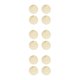 thumbnail image 1 of Manteles individuales decorativos de PVC Wosthever 4 piezas estilo nórdico hueco Oro, 1 of 1