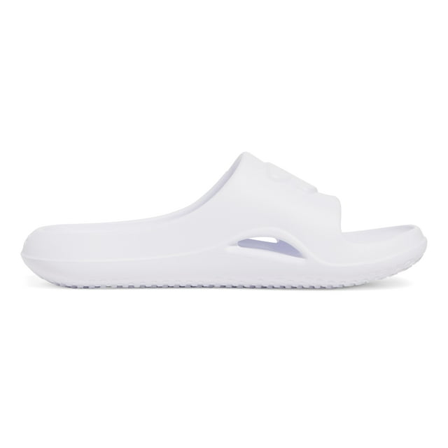 Sandalia Under Armour Locker V para mujer, blanca, talla 6, EE. UU.