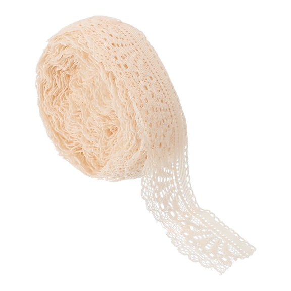 Lace Trim, 10 Yards 1.18 Inch Vintage Lace Ribbons for DIY Sewing Craft Gift Package Decoration Wedding Headbands Champagne