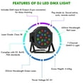 thumbnail image 4 of Technical Pro DJ LED DMX Light Color Changing Sound Activated Remote Control, 4 of 5