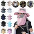 thumbnail image 1 of Sombrero De Pescador Sombrero para El Sol para Hombres Sombreros De Protección Solar De Secado Rápido Pesca Sombrero para El Sol Transpirable Gorra Que Cubre La Cara De Las Mujeres-n, 1 of 2