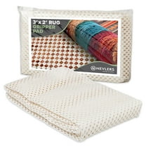 Nevlers 2 ft. x 3 ft. White Anti Slip Rug Pad for Hard Surface Flooring
