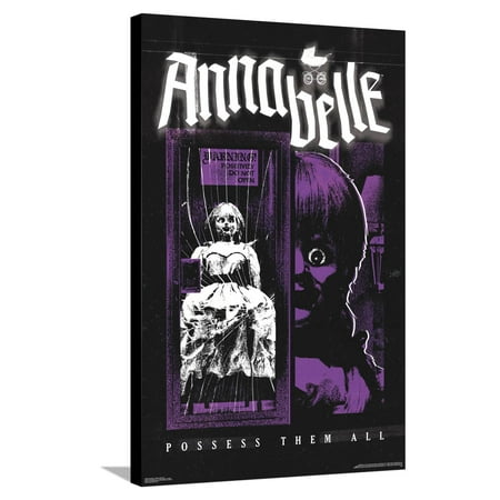 Annabelle - Possess Them All Canvas Wall Poster 22.375 x 34