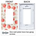 thumbnail image 3 of Yayeee Rocker Switch Wall Plate 1-Gang 4.6"x2.9" Home Decorative Outlet Cover, Apple Plaid Pattern, 3 of 6