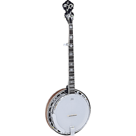 Ortega Guitars OBJ750-MA Falcon Series Banjo 5-string Flamed Maple Resonator Body w/ Free Bag, Gloss Finish