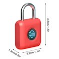 thumbnail image 2 of Padlocks Aqestyerly Travel Bag Locker Intelligent Anti-theft Fingerprint Padlock Opens At One touching, 2 of 2