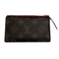 thumbnail image 1 of Pre-Owned Louis Vuitton Porte Carte Zip Women's Card Case M67889 Monogram Fuchsia (Fair), 1 of 9
