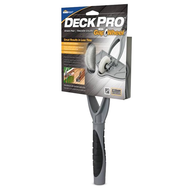HomeRight Deck Pro with Gap Wheel, Pivoting Handle and 71/2 Inch Wide Deck Pad C800920 M Deck