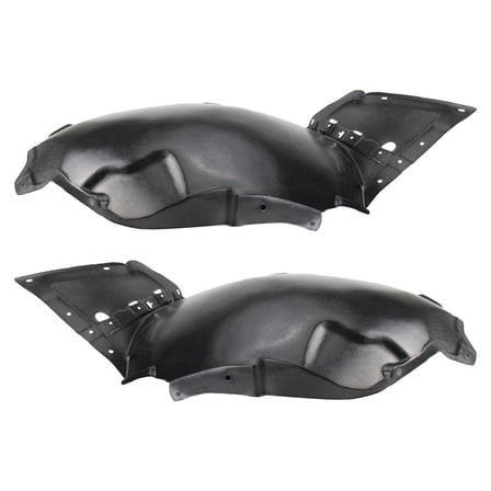 TRQ Front Inner Fender Liner Set Fits Select 2008-2013 INFINITI G37 IN1248112 IN1249112