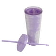thumbnail image 5 of (2 pack) Mainstays 26-Ounce Plastic Swirl Tumbler, Purple, 5 of 8