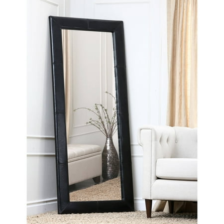 Devon and Claire Torgan Leather Floor Mirror