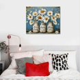 thumbnail image 5 of JEUXUS Daisy Wall Decor God Says You Are Wall Art Christian Inspirational Encouragement Gifts for Women Butterfly Floral for Bedroom Living Room Bathroom Office Wall Decor Ready To Hang, 5 of 6
