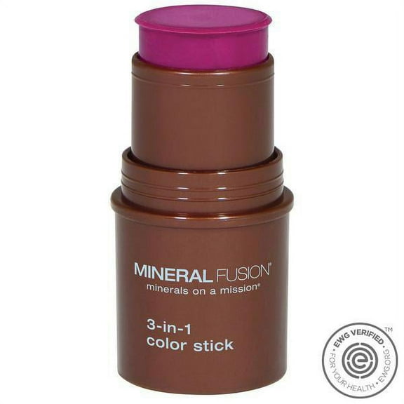 Mineral Fusion 3-in-1 Color Stick, Berry Glow, 0.18 Ounce