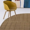 thumbnail image 7 of Brown Rug 5X5, Geometric Wool, Hand Tufted Rugs, Bed, Living room, Round Carpet, 7 of 7