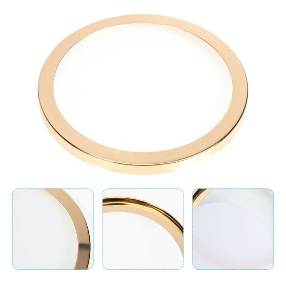 BRIGHTFUFU Abat-Jour de Plafond Couverture d'Abat-jour en Acrylique Doré pour Protection de l'Éclairage 1Pcs