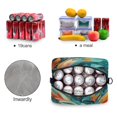 thumbnail image 4 of Insulated Crossbody Lunch Bag 10L Lunch Tote with Adjustable Shoulder Strap for Work Office Picnic Abstract Leaves, 4 of 6