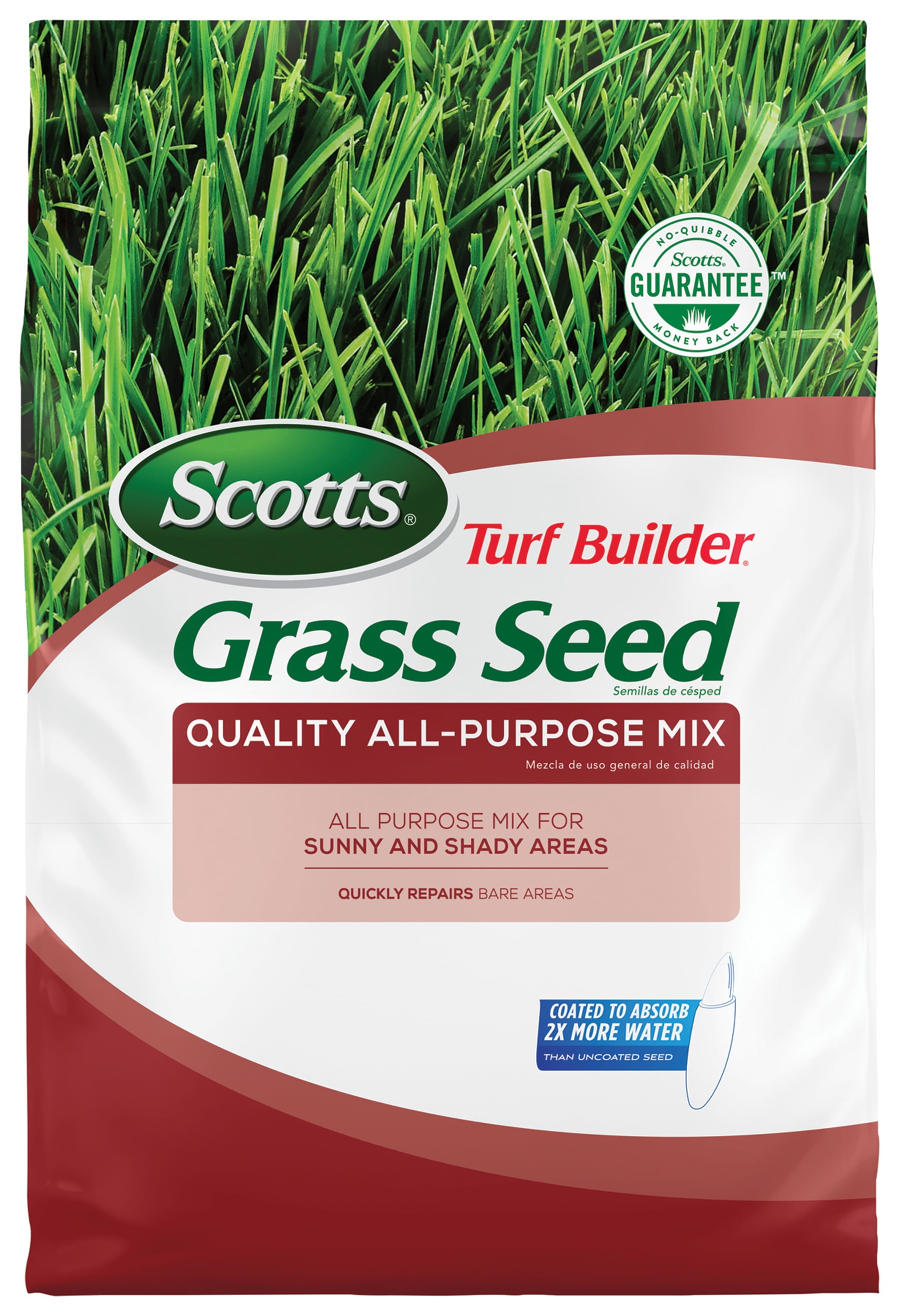Scotts Turf Builder Grass Seed Quality AllPurpose Mix, 20 lbs