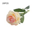 thumbnail image 3 of 20 Pieces/Kit Fake Roses Portable Solid Color Simulation Household Wedding Party Artificial Flower Branch Photography Prop, 3 of 10