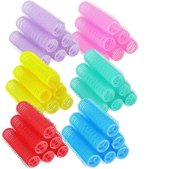36 Pack Hair Rollers, 15mm Self Grip, Salon Hair Dressing Curlers, Hair Curlers for women,DIY Hairstyle (36pcs) (Random Color)