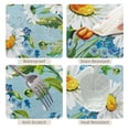 thumbnail image 4 of CRIXLHIX 60x120inches White Blue Floral Rectangle Tablecloth Watercolor Flowers Decorative Table Cloth Spillproof Polyester Table Cover for Kitchen Dining Picnic Holiday Wedding Party Decor, 4 of 7