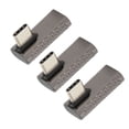 thumbnail image 3 of Adaptador USB C de ángulo recto (3 unidades, hembra a macho, 20 Gbps, 8 K, 60 Hz, curvatura media, tipo C 4.0, para PC y teléfono), 3 of 14