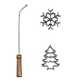 thumbnail image 1 of Kitchen Supply Rosette Iron Set, Wintersong, 1 of 3