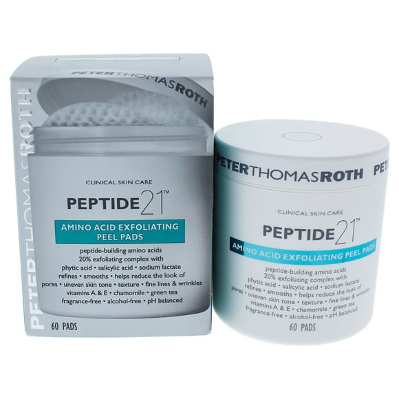 Peptide 21 Amino Acid Exfoliating Peel Pads by Peter Thomas Roth for Unisex - 60 Count Pads