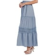 thumbnail image 4 of Valcatch Maxi Skirts for Women Elastic High Waist A-Line Skirt Beach Skirt, 4 of 6