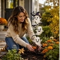 thumbnail image 4 of Halloween Decorations Outdoor Solar Pumpkin Ghost Garden Stake Lights, LED Ghost Yard Stake Lights, Solar Halloween Lights Waterproof for Outside Patio Yard Pathway Grave Lawn Porch Party Decor, 4 of 7