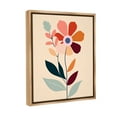 thumbnail image 4 of Stupell Industries Modern Flower Sprigs Botanical & Floral Painting Brown Floater Framed Canvas Art Print Wall Art, 25 x 31, 4 of 10