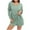 Green., variant on Akafmk Women's Long Sleeve Pajama Sets,Cotton Pajamas for Women Set,Long Sleeve Sleep Tops and Sleepwear Shorts 2 Piece Loungewear Set Soft Comfy Nightwear