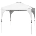 thumbnail image 1 of Patiojoy Tente à Baldaquin 8' x 8' Réglable en Hauteur Auvent Commercial Instantané avec Sac à Roulettes Portable Blanc, 1 of 10